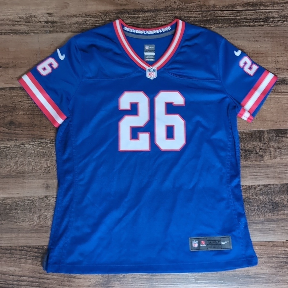 Nike NY Giants Football Jersey Saquon Barkley #26